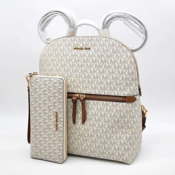 🍓NWT Michael Kors Dallas Backpack with Wallet - Picture 1 of 7